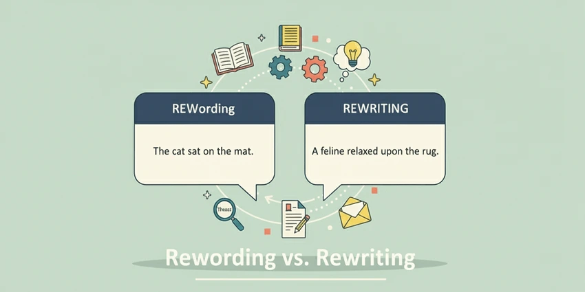 Rewording vs. Rewriting